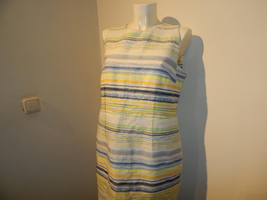 Natan Collection prachtige zomer jurk lichte tinten strepe44, Overige kleuren, Verzenden, Maat 42/44 (L), Zo goed als nieuw
