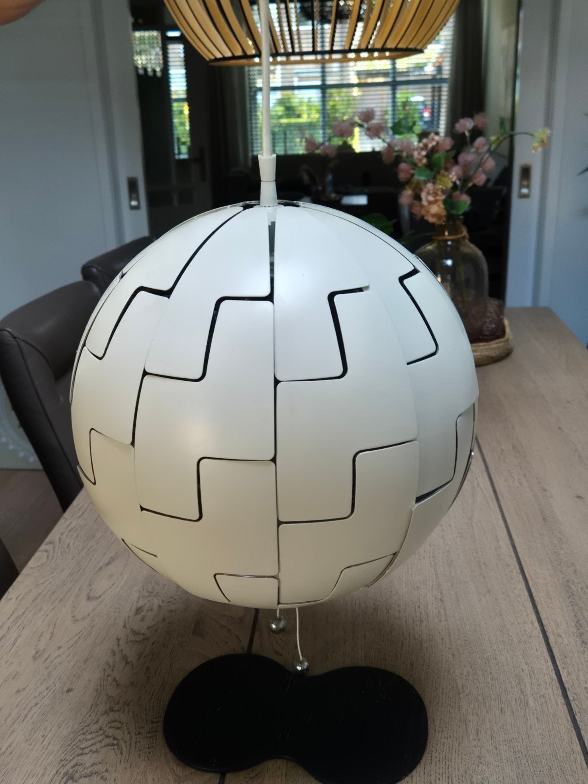IKEA PS 2014 Hanglamp, wit/zilverkleur, 52 cm, Ophalen, Modern, Scandinavisch, E27 (groot), Kunststof