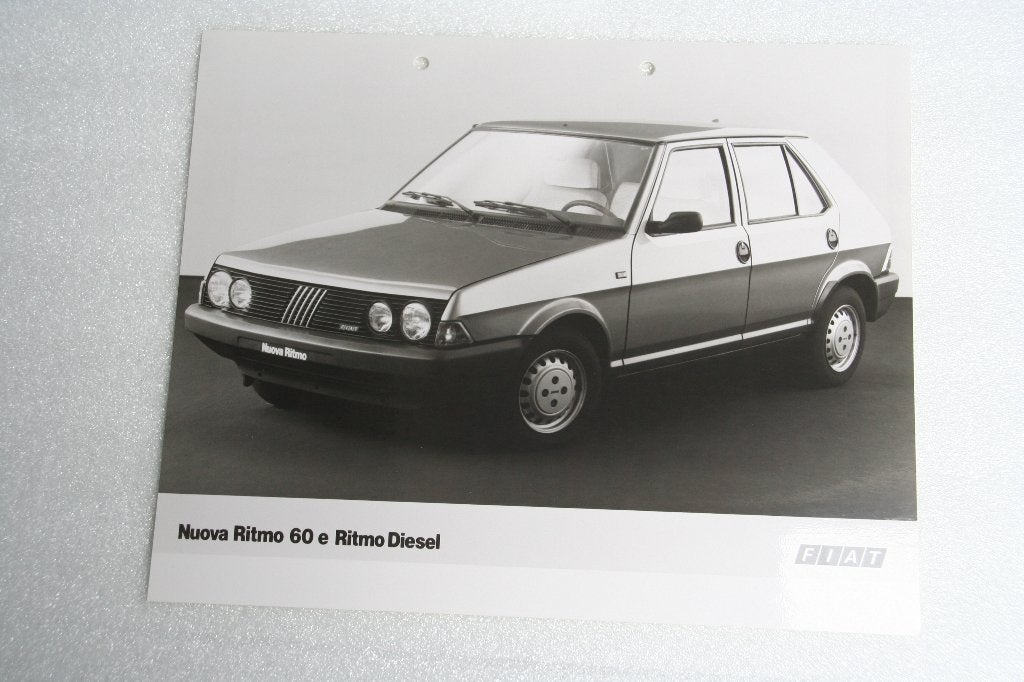 Persfoto Fiat Ritmo Nuova 60 e Diesel (1982) (9), Ophalen of Verzenden, Zo goed als nieuw, Overige merken
