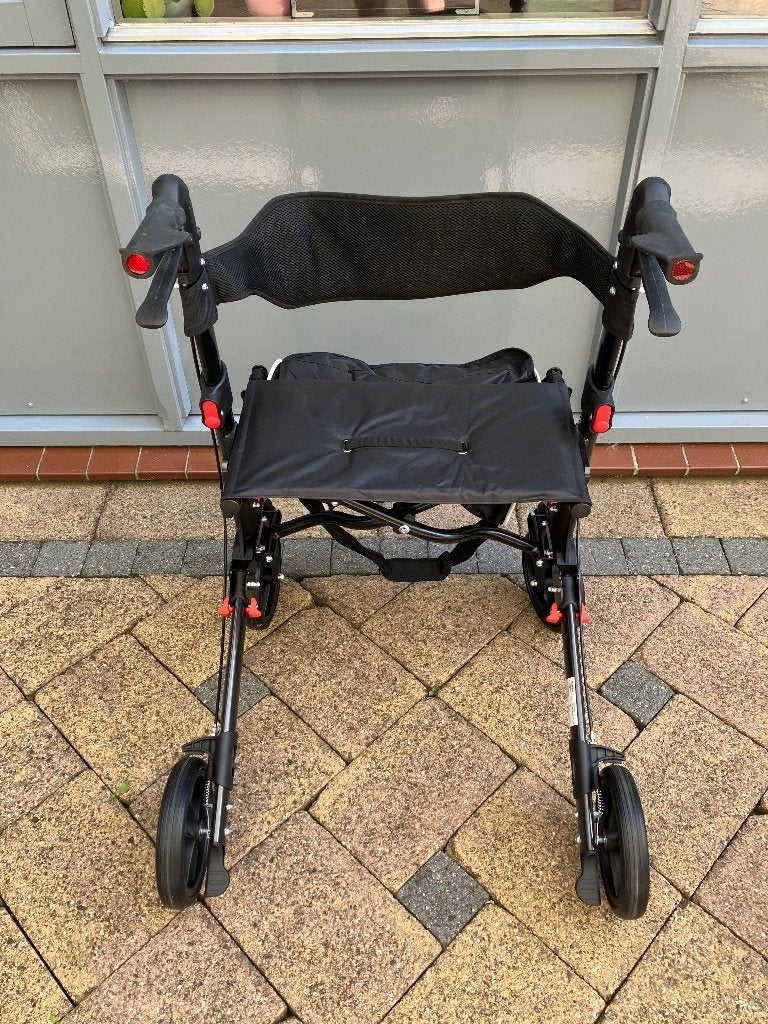 Zo goed als nieuwe Rovera Mobility Rollator Easy DualFold 3X, Diversen, Ophalen of Verzenden, Opvouwbaar, Zo goed als nieuw