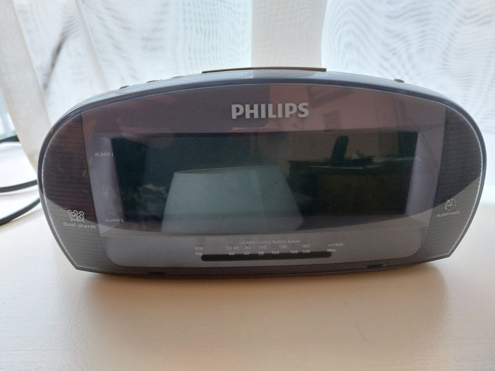 Vintage Philips klokradio AJ 3540, Ophalen of Verzenden