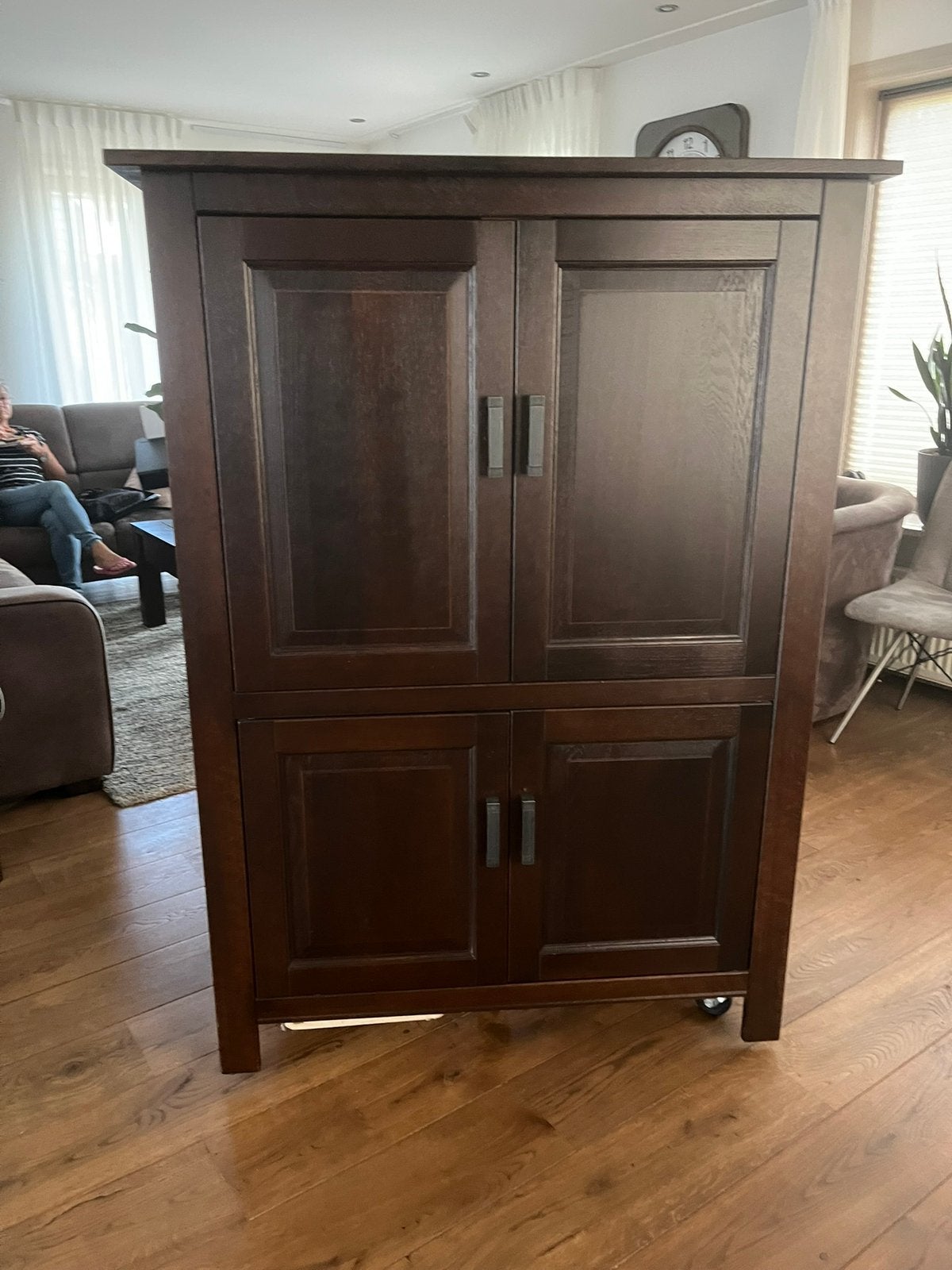 Koloniale Cmputerkast, Ophalen, 70 tot 120 cm, Klassiek, 120 tot 170 cm