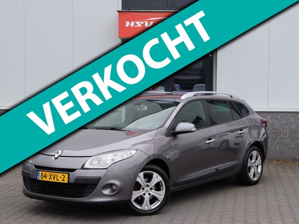 Renault Mégane Estate 1.4 TCe Bose navi LM airco org NL, Voorwielaandrijving, Euro 5, Gebruikt, Leder en Stof