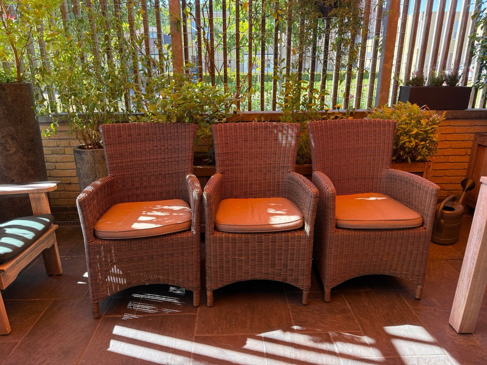 3 wicker tuinstoelen – Gratis af te halen, Tuin en Terras, Tuinstoelen, Gebruikt, Rotan, Ophalen