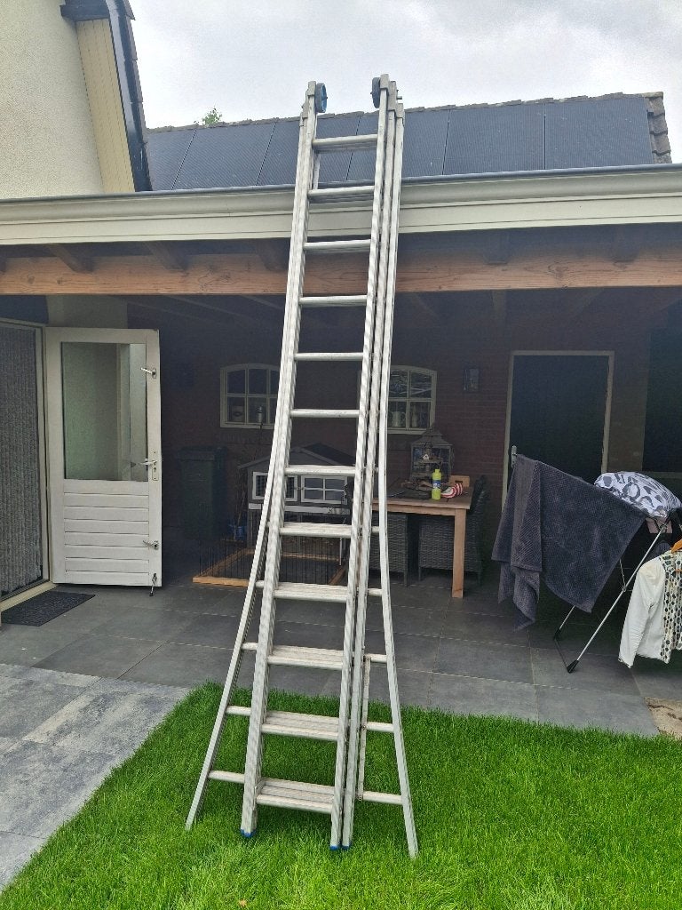 Solide reformladder 3 X 12 treden, Ophalen, Gebruikt, Ladder, 4 meter of meer