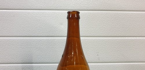 fles bruin glas, Ophalen of Verzenden, 'T Olde Gre-j, Info@toldegrej.nl, Endepoelstraat 20f Didam