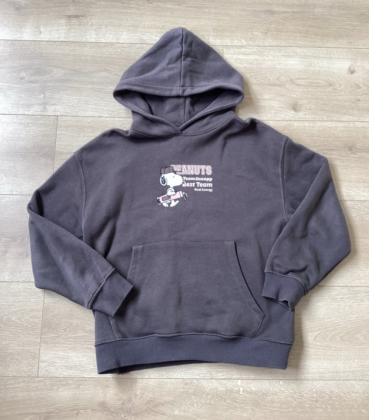 Trui Hoodie grijs Snoopy Zara 152 Nieuwstaat, Ophalen of Verzenden, Zo goed als nieuw, Meisje, Trui of Vest