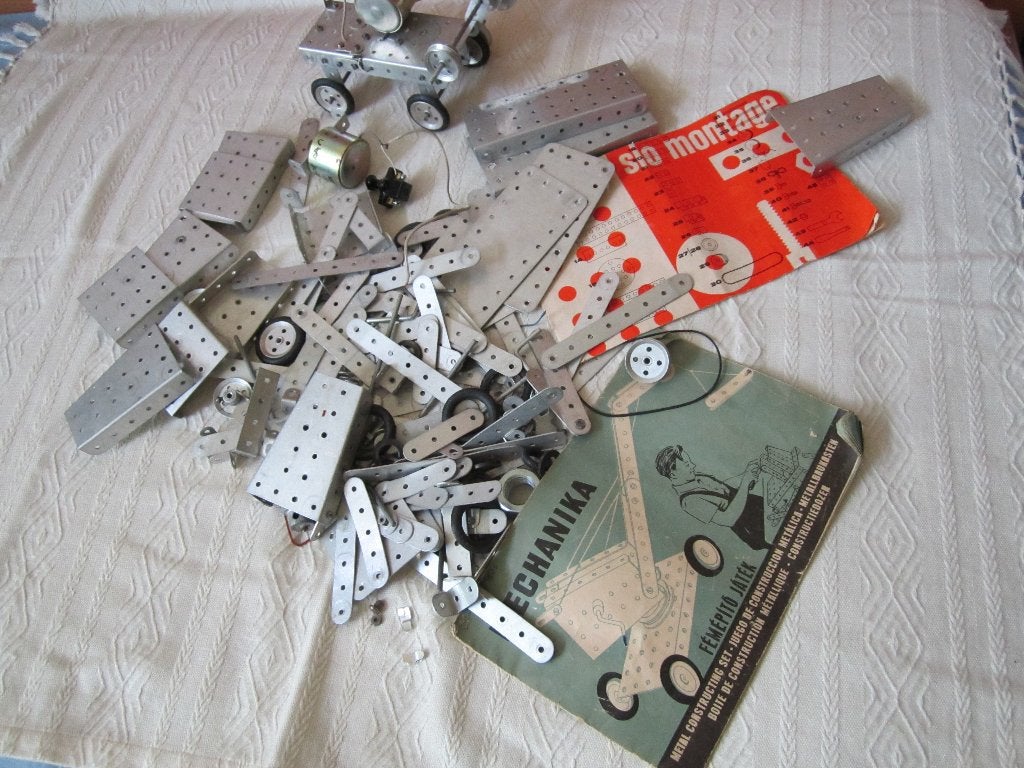 Mechanika/ meccano - Vintage constructie set / Sio montage, Verzenden, Gebruikt, 1:32 tot 1:50