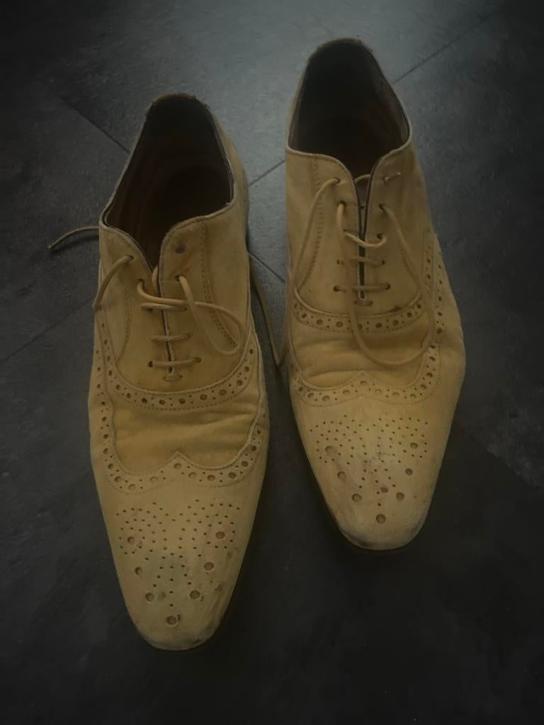 GIORGIO suède herenschoenen met lederen zool, maat 44, Kleding | Heren, Schoenen, Ophalen of Verzenden, Zo goed als nieuw, Overige kleuren