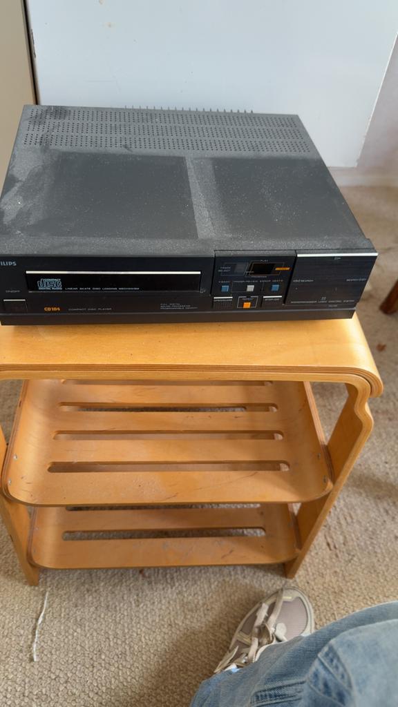 Philips CD104 CD-speler - Vintage Audio, Ophalen of Verzenden, Zo goed als nieuw, Philips