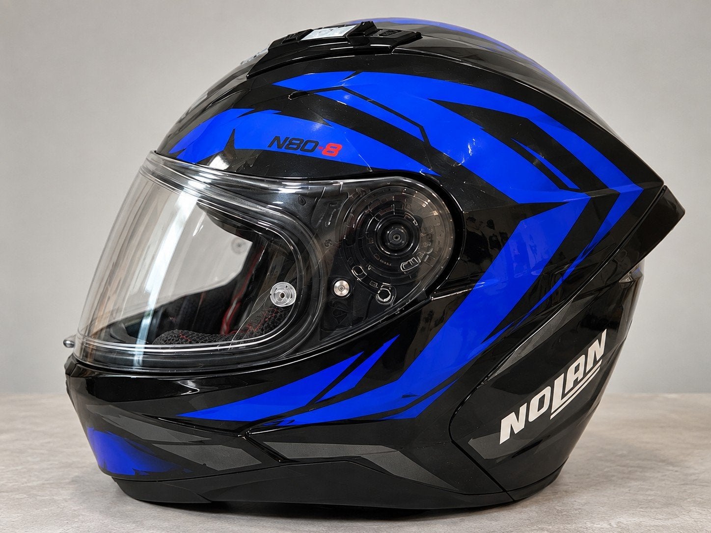 Nolan N80-8 Integraalhelm - Zwart/Blauw - Maat XL, Ophalen, Heren, Nolan, XL