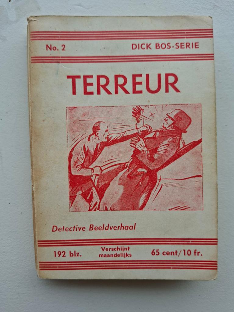 Dick Bos-Serie No. 2: Terreur - Detective Beeldverhaal, Verzenden, Gelezen, Alfred Mazure