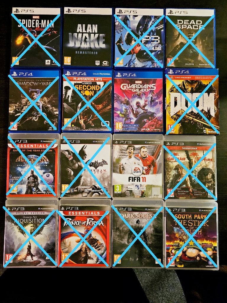 Diverse Playstation Games PS3/PS4/PS5 PAL, Ophalen of Verzenden, Zo goed als nieuw, Met 1 controller, Original