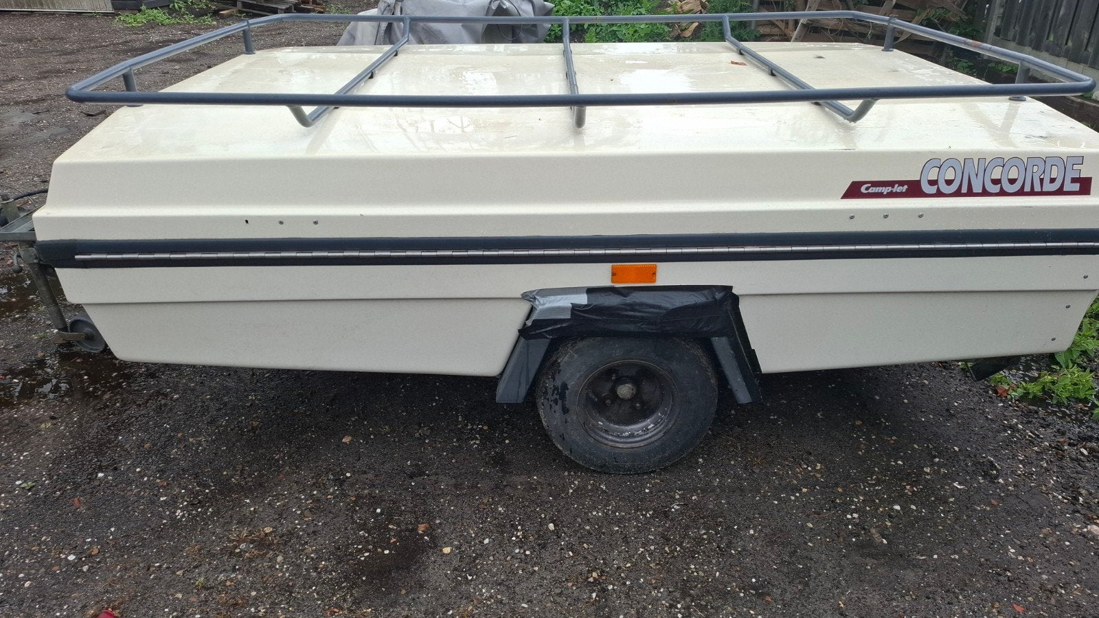 Oude vouwwagen met vast deksel, Auto diversen, Aanhangers en Bagagewagens, Ophalen