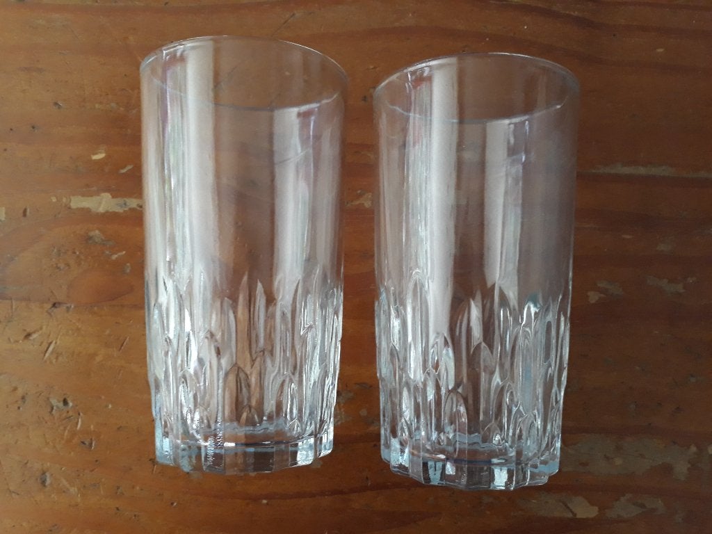 2 kristallen glazen, Glas of Glazen, Ophalen of Verzenden, Overige stijlen, Glas