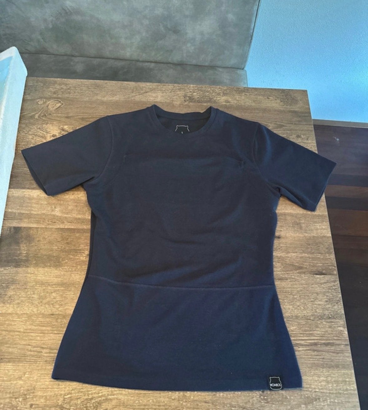 Womboo buidelshirt - Maat L - Donkerblauw, Kinderen en Baby's, Babydragers en Draagdoeken, Overige merken, Ophalen of Verzenden