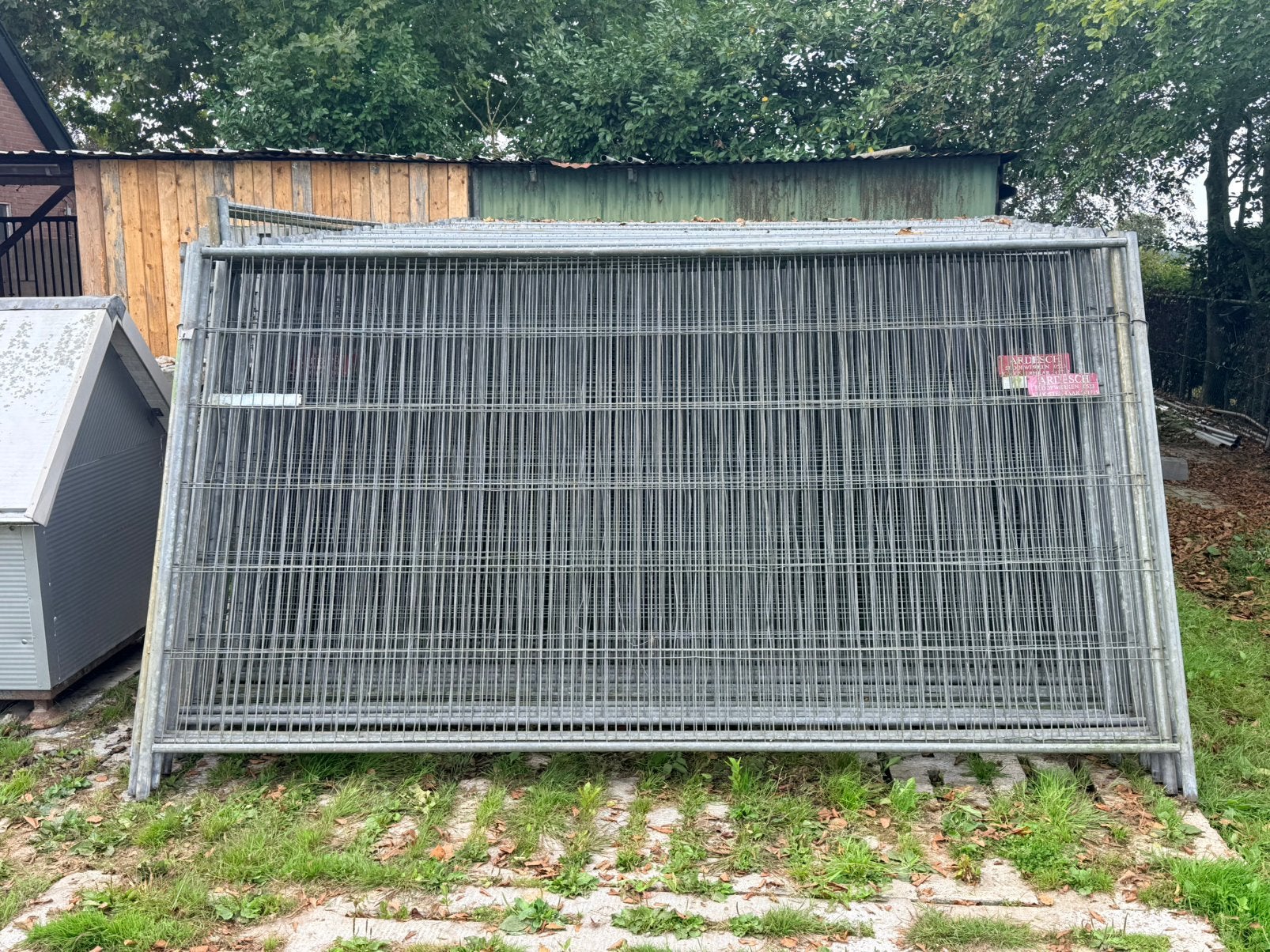 Bouwhekken te koop,, Ophalen, Gebruikt, IJzer, Gaashekwerk