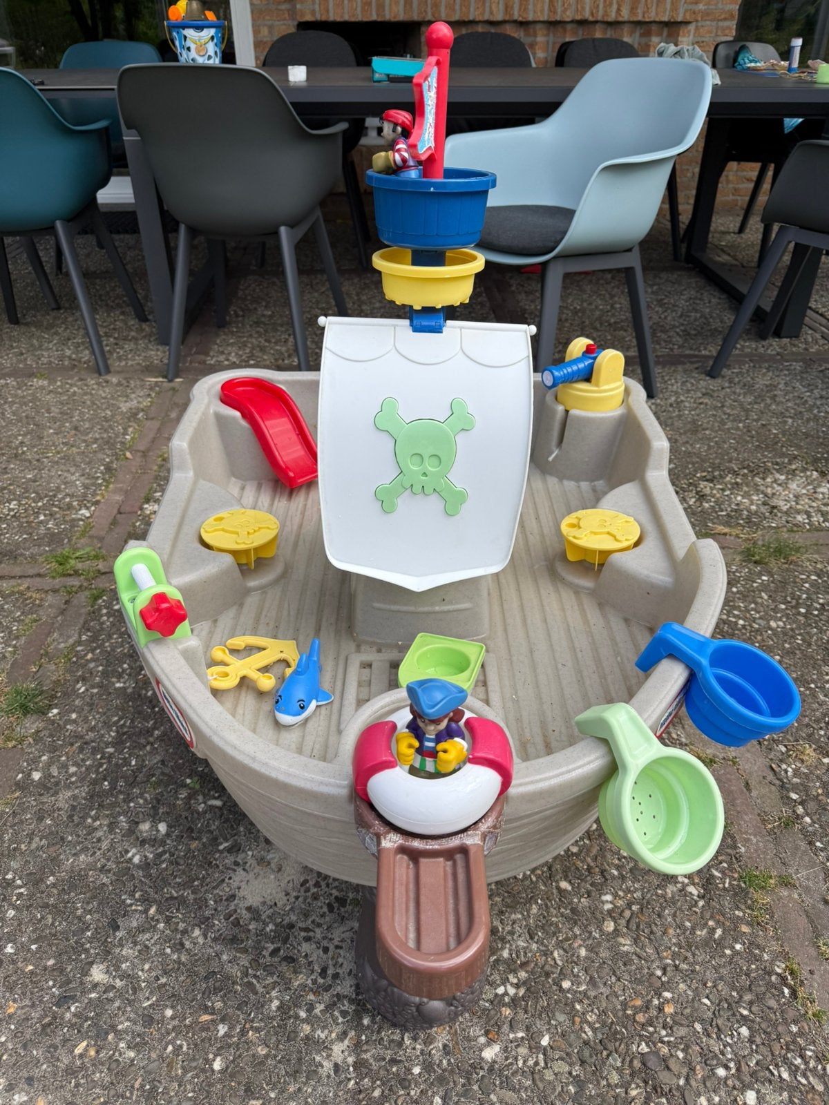 Little Tikes Watertafel Piratenschip, Ophalen, Gebruikt