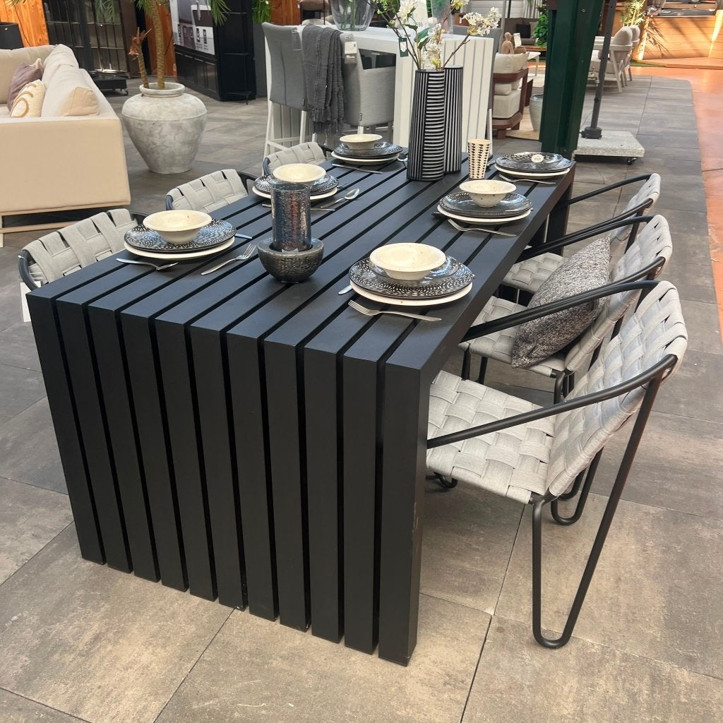Icon Tuinset | Showroommodel, Ophalen, Gebruikt, 6 zitplaatsen, Aluminium