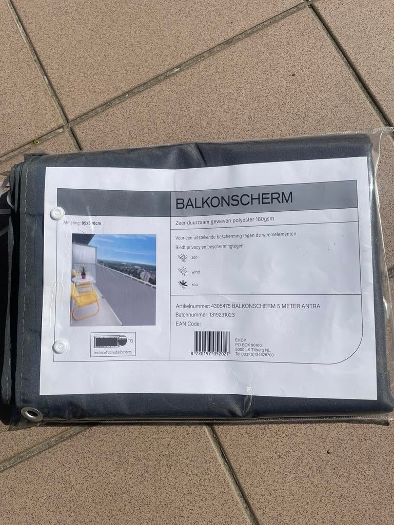 Balkonschermen, Ophalen of Verzenden, Nieuw