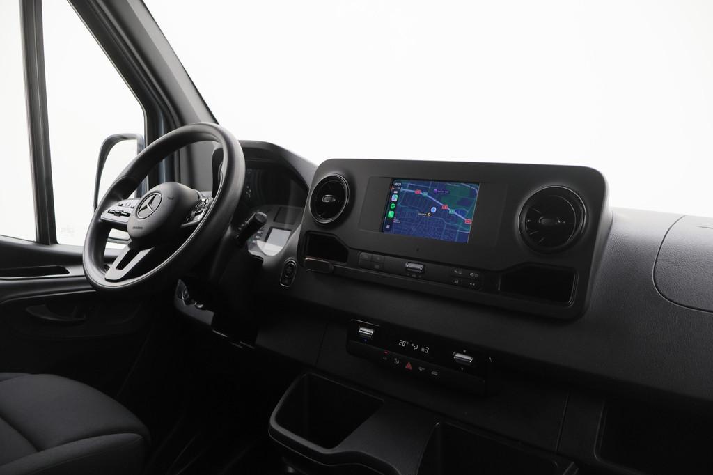 Mercedes-Benz Sprinter 317 CDI Automaat L2H1 3-Zits, Cruise,, Automaat, 12 maanden, Gebruikt, Zwart