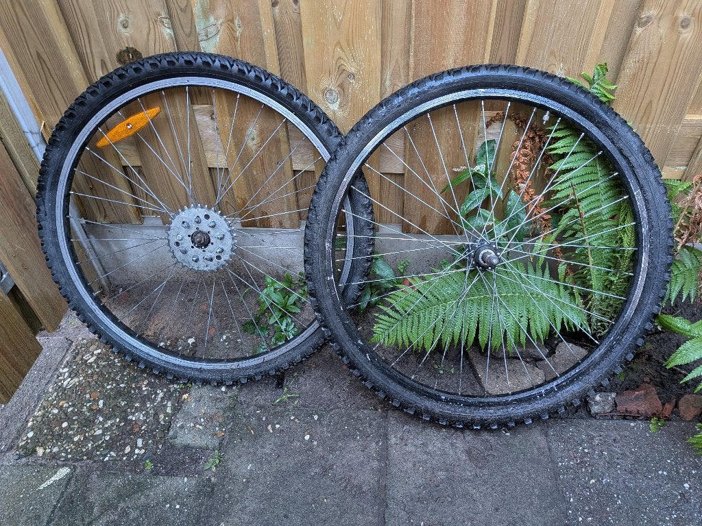 Mountainbike 26 inch wiel, Fietsen en Brommers, Fietsonderdelen, Ophalen, Gebruikt, Mountainbike, Wiel