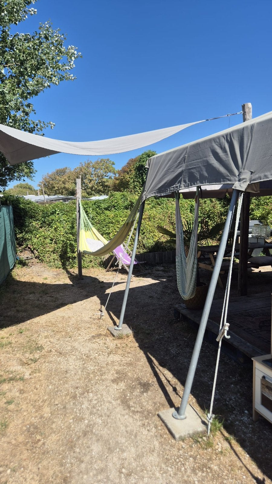 Tentplek te huur Camping De Lakens tijdens F1 Zandvoort, Caravans en Kamperen, Tenten, Ophalen