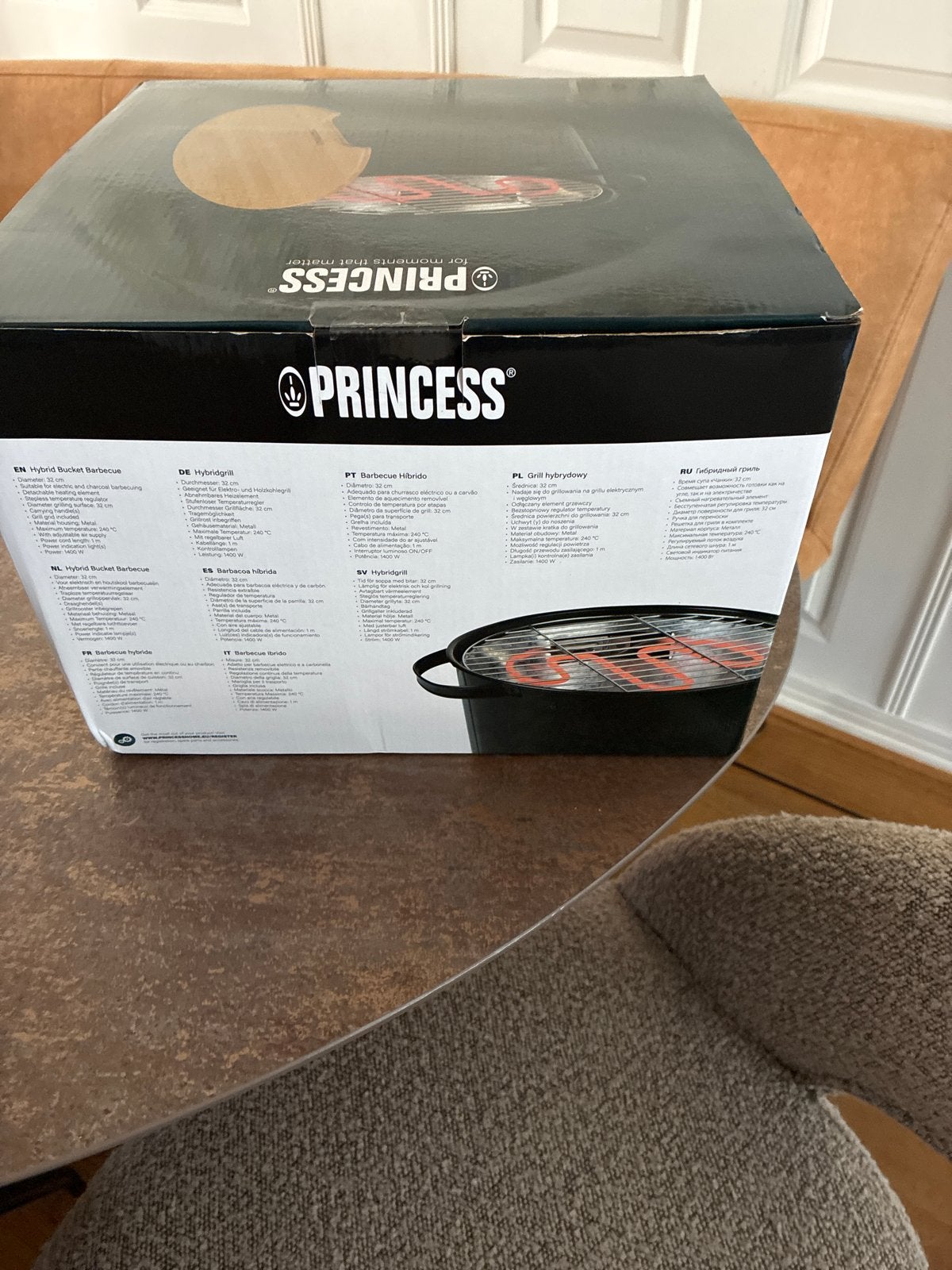 Princess Hybrid Bucket Barbecue - Nieuw in doos, Ophalen of Verzenden, Nieuw
