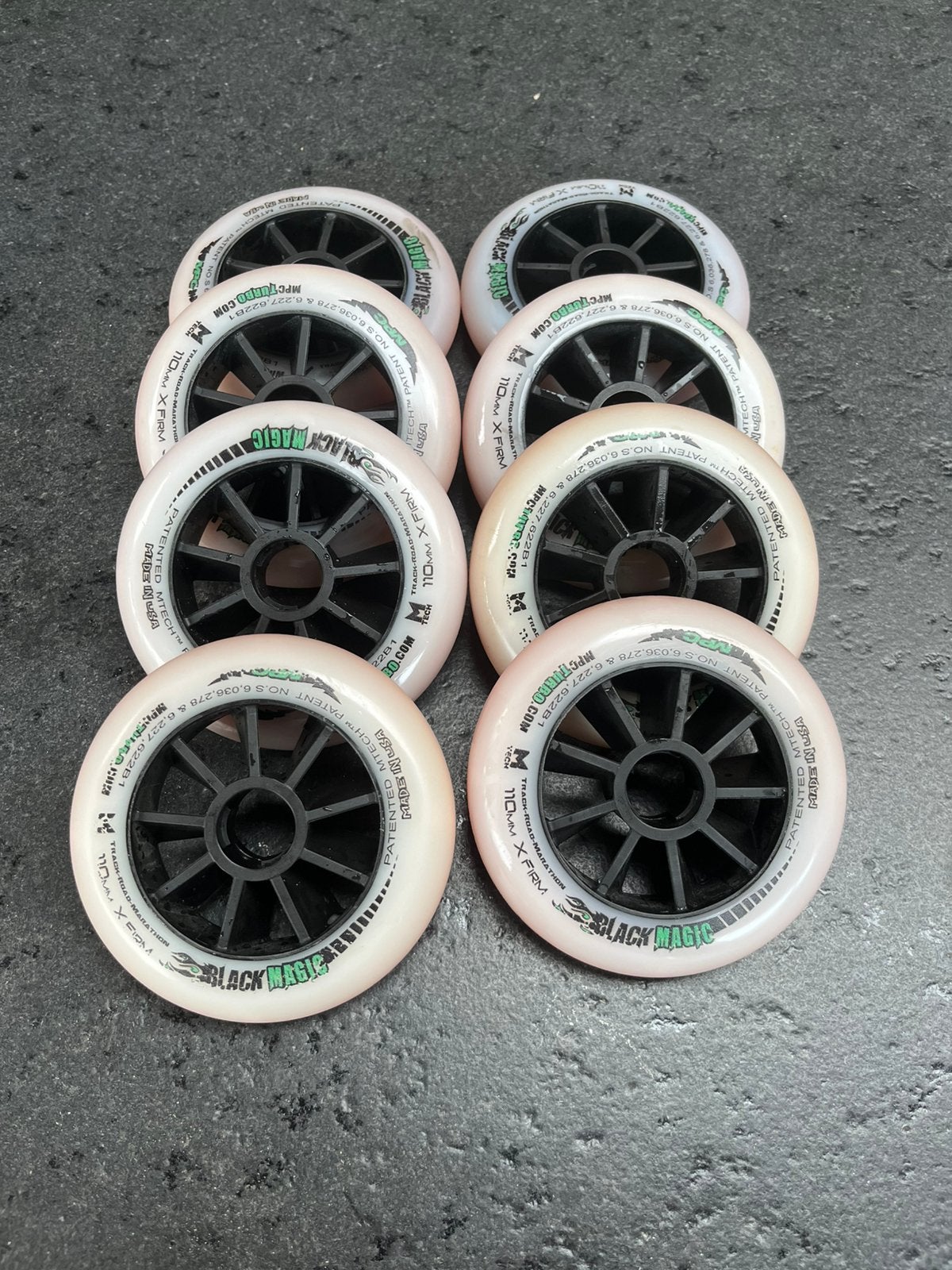 Black magic 110mm skeeler wielen, Overige merken, Kinderen, Ophalen of Verzenden, Zo goed als nieuw