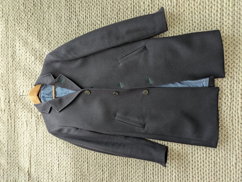El Ganso wollen overjas – maat EU 46 – Zo goed als nieuw, Kleding | Heren, Jassen | Winter, Ophalen of Verzenden, Zo goed als nieuw