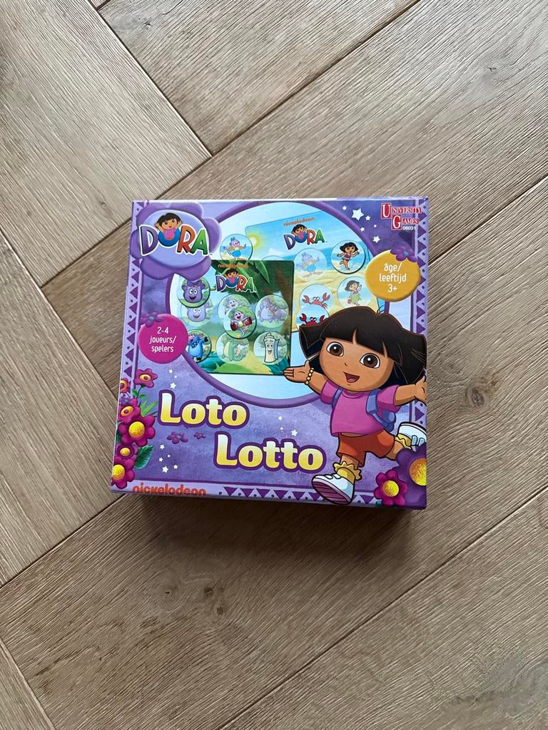 Dora Lotto - Leuk en leerzaam spel voor jonge kinderen, Drie of vier spelers, Ophalen of Verzenden, Zo goed als nieuw