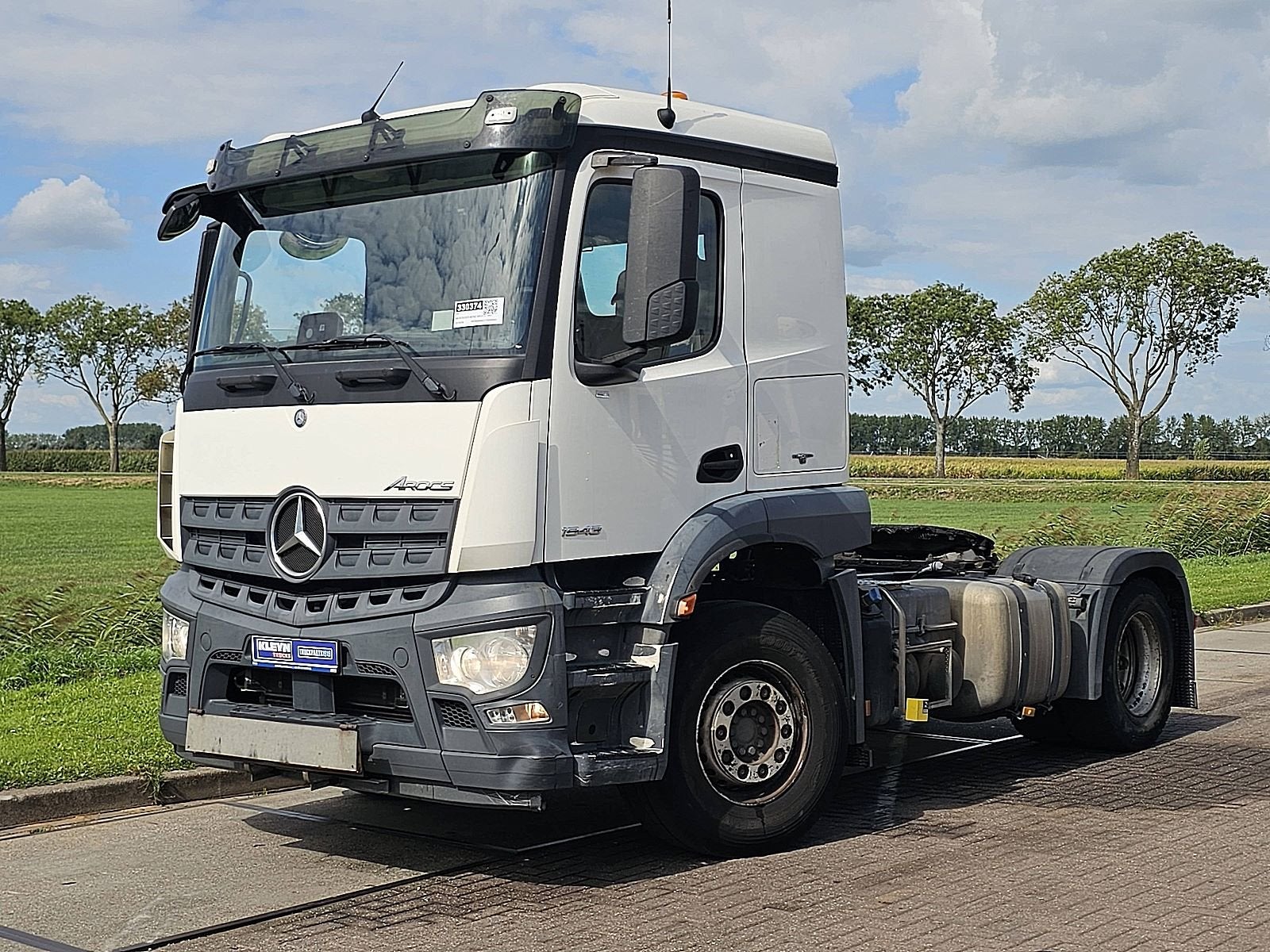 MERCEDES-BENZ AROCS 1843 495tkm, Automaat, Euro 6, 428 pk, Wit