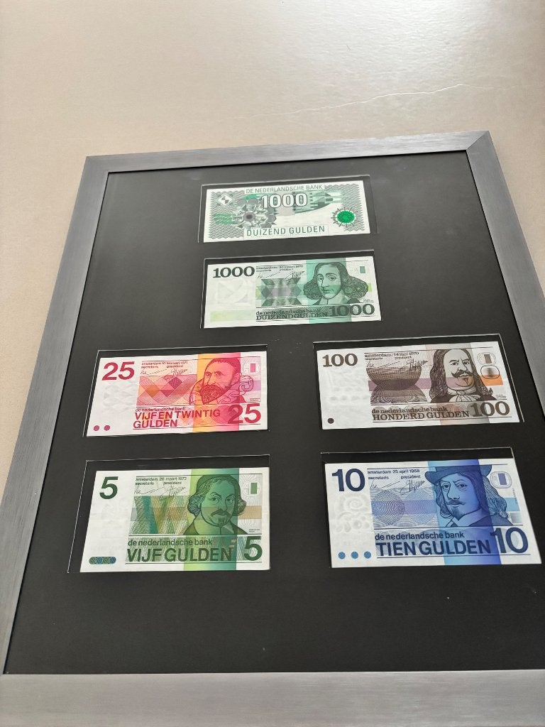 Verzameling prachtige oude guldenbiljetten (7 stuks), Ophalen, Euro's, Setje