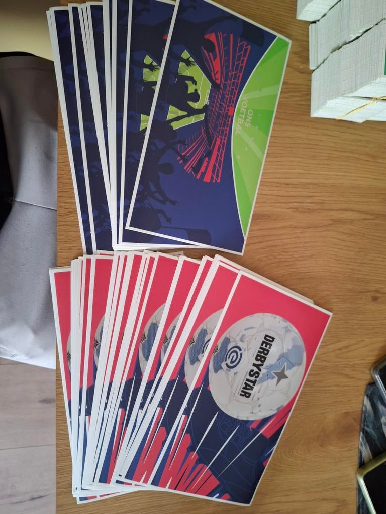 XXL Supermarkt Voetbal Stickers - Ons Voetbal Derby Star, Ophalen of Verzenden