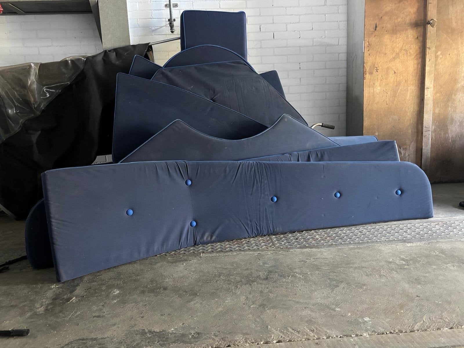 Cremo S21 Kussenset - 2 x complete set, blauw, Ophalen, Gebruikt, Interieur en Kussens