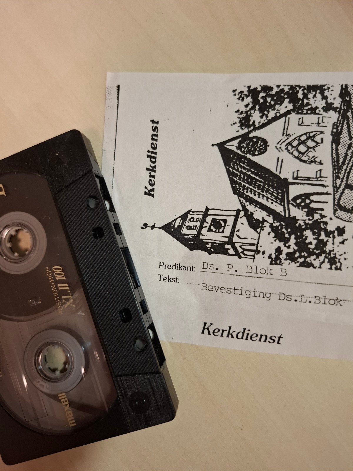 cassette bandje preek G.G., Ophalen of Verzenden, Gebruikt, 1 bandje