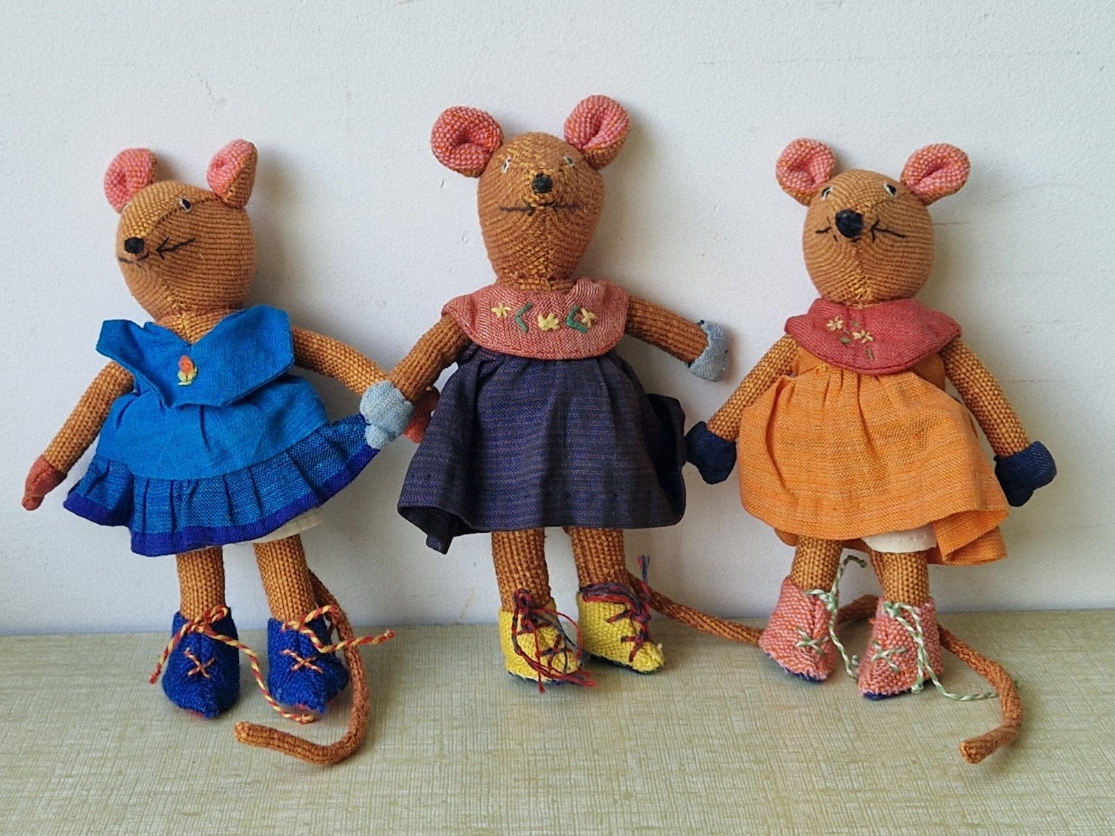 Barbara Sansoni kleine zus muis set van 3 vintage, Verzamelen, Ophalen of Verzenden, Zo goed als nieuw, Poppenhuis