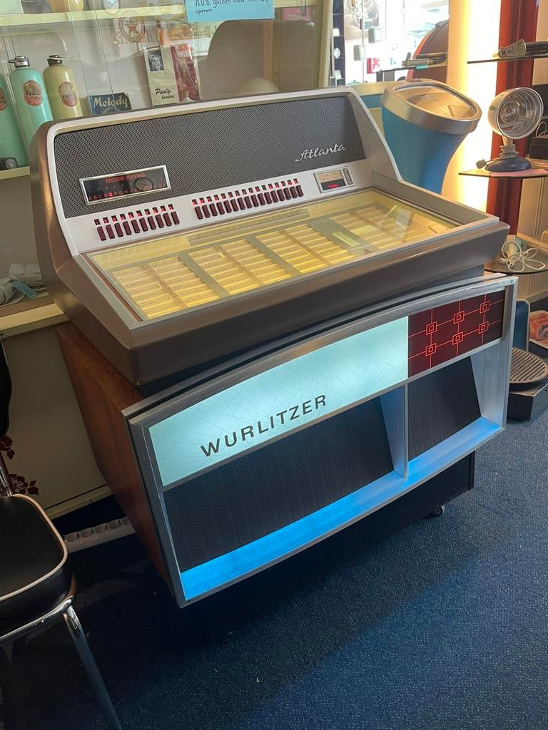 Wurlitzer Atlanta jukebox, Ophalen of Verzenden, Zo goed als nieuw, 1970 tot heden, Wurlitzer