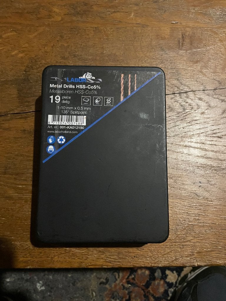 19 delige boren set, Ophalen, Nieuw, Overige typen