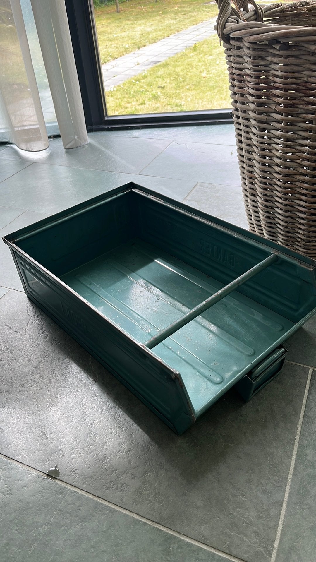 Vintage metalen gereedschapskist - Ganther Lager-Fix, Ophalen of Verzenden