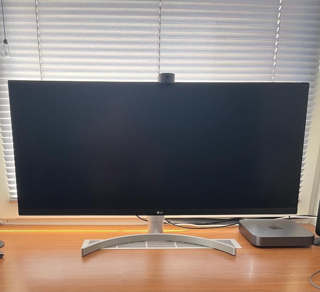 LG 34WL850 34” ultrawide monitor, Ophalen, 34 inch widescreen, In hoogte verstelbaar, Zo goed als nieuw