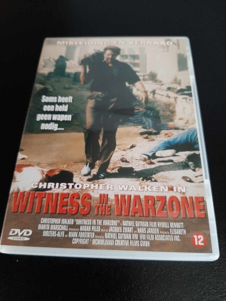 Witness in the warzone, Christopher Walken, Arnon Zadok!, Vanaf 12 jaar, Ophalen of Verzenden, Gebruikt, Oorlog