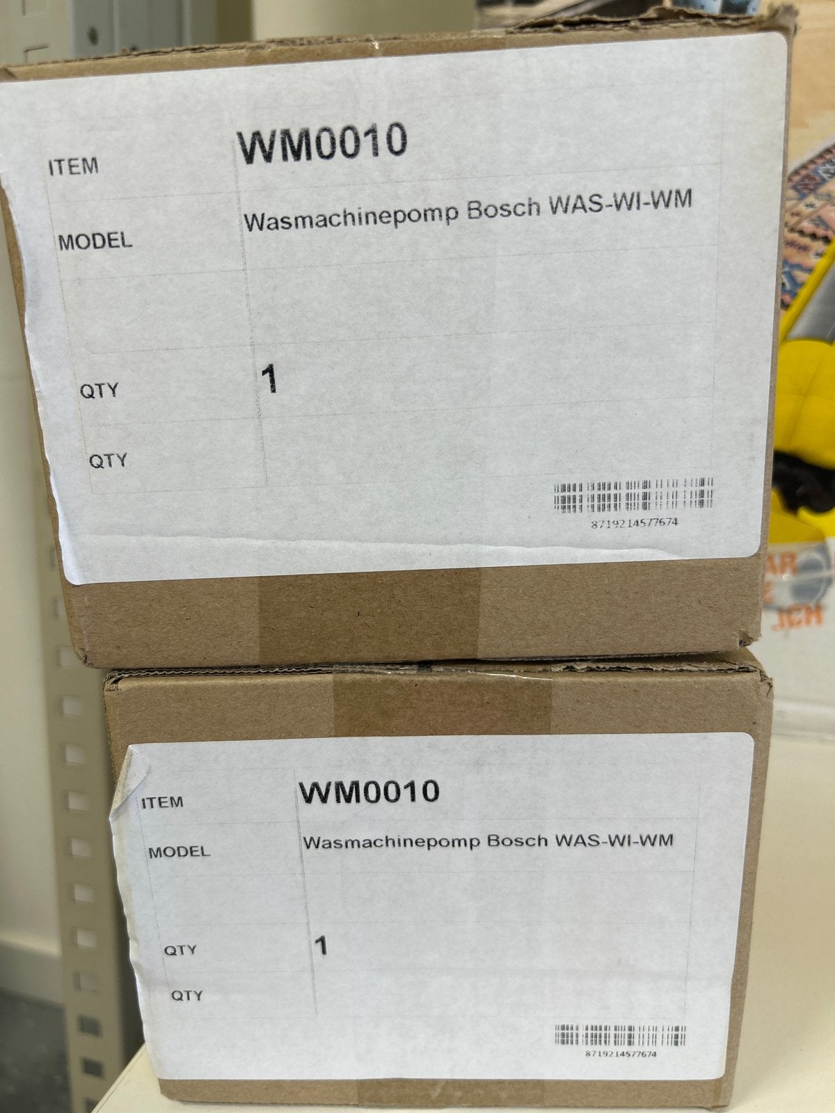 Wasmachinepomp Bosch WAS-WI-WM WM0010, Ophalen of Verzenden, Nieuw