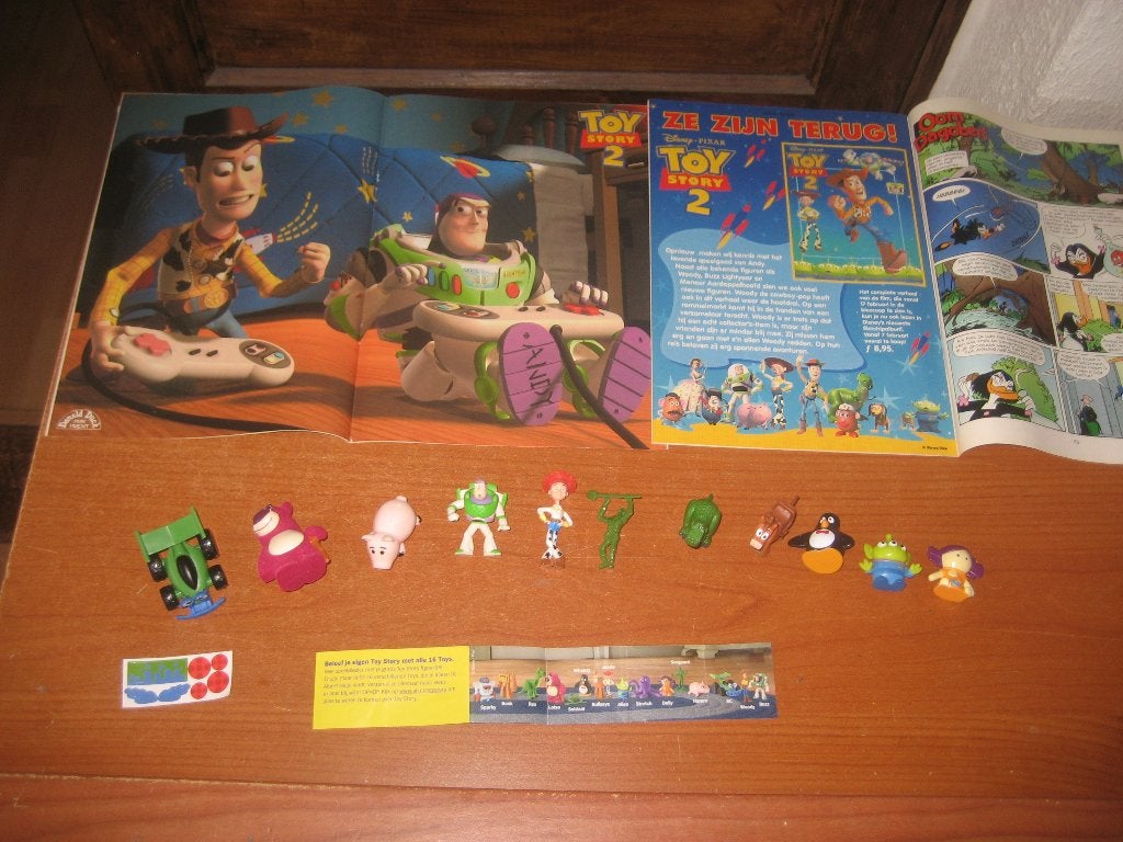 toy story poppetjes poster artikel, Ophalen, Gebruikt