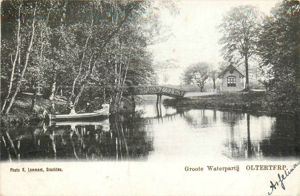388-312-029 Olterterp Groote Waterpartij, Verzenden, Voor 1920, Friesland