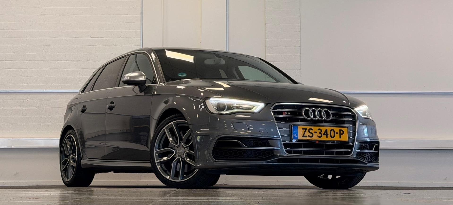 Audi S3 Sportback 2.0 TFSI S3 quattro Pro Line Plus Xenon St, Auto's, S3, Stof, Gebruikt, 4 cilinders