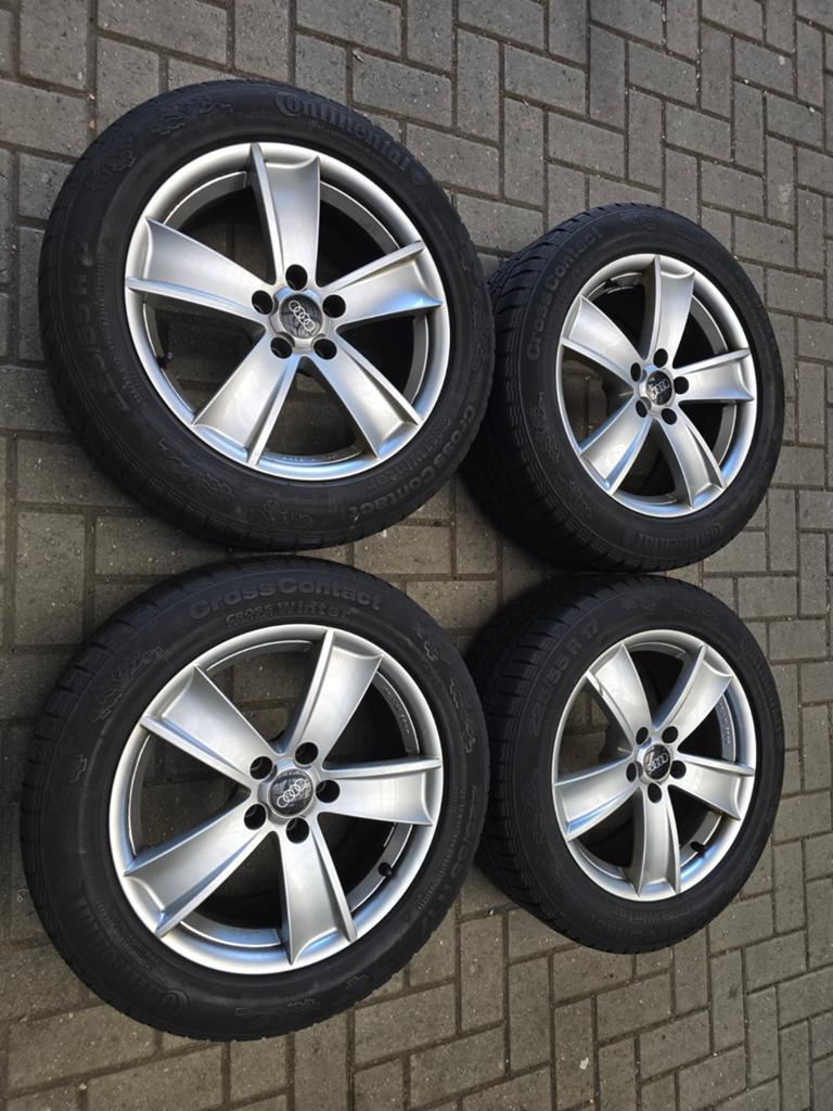 Audi Allroad A4 17 inch en Porsche 911 18 inch velgen, Auto-onderdelen, Banden en Velgen, Ophalen, 18 inch, Gebruikt, Velg(en)