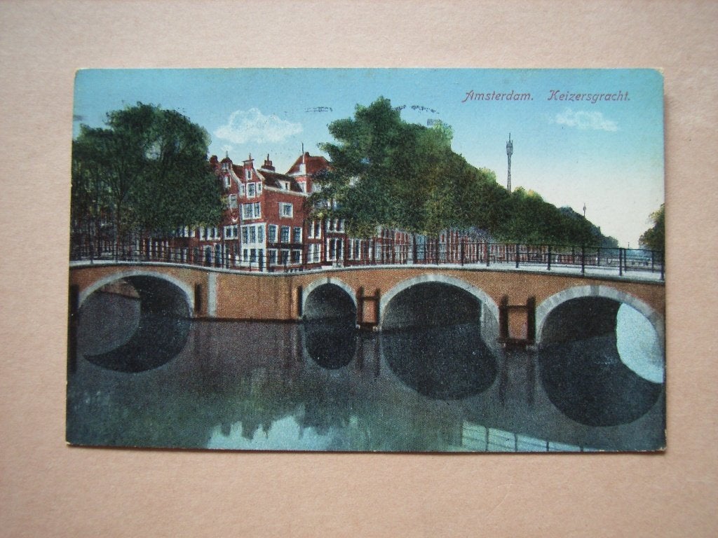 Amsterdam, Keizersgracht, Ophalen of Verzenden, 1940 tot 1960, Gelopen, Noord-Holland