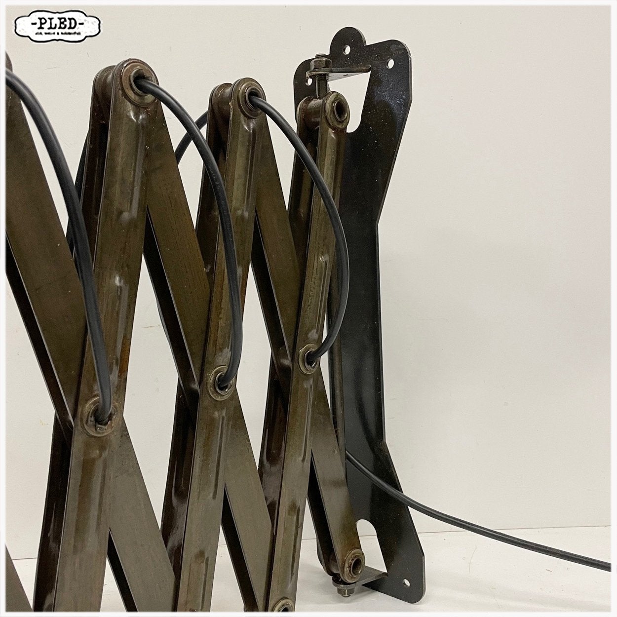 Grote schaarlamp 2 meter Lamp Wandlamp, Ophalen, Zwart, E27 (groot), Zo goed als nieuw