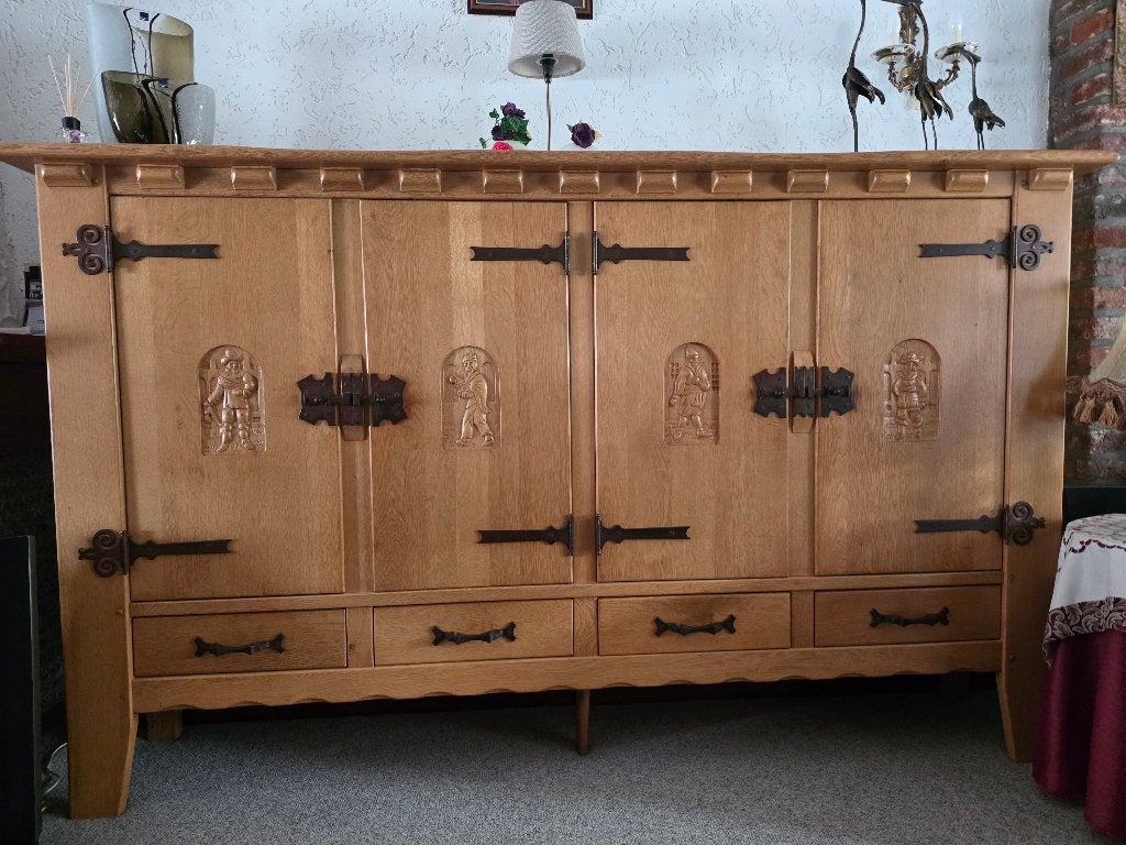 Authentieke eiken kast, Antiek en Kunst, Ophalen